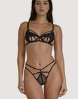 Set Penny Black con harness - Playful Promises - The Game Lingerie
