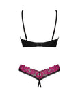 Set Sexy con Reggiseno e Perizoma Aperto Rosenty | Obsessive 185993 - Obsessive - Intimo per le occasioni speciali | The Game Lingerie
