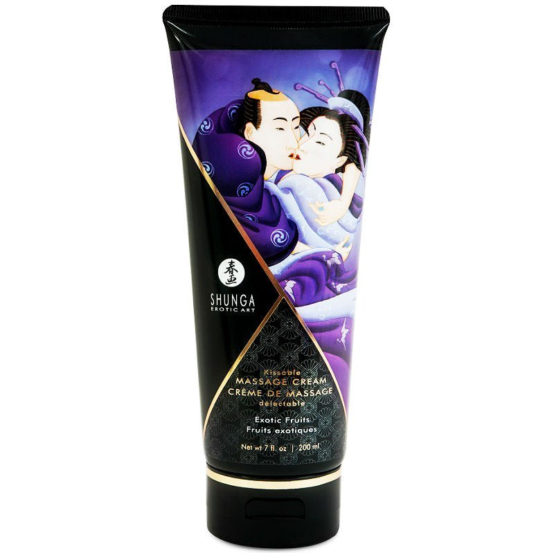 SHUNGA - CREMA DA MASSAGGIO AI FRUTTA ESOTICI 200 ML - SHUNGA MASSAGE CREAM - Intimo per le occasioni speciali | The Game Lingerie