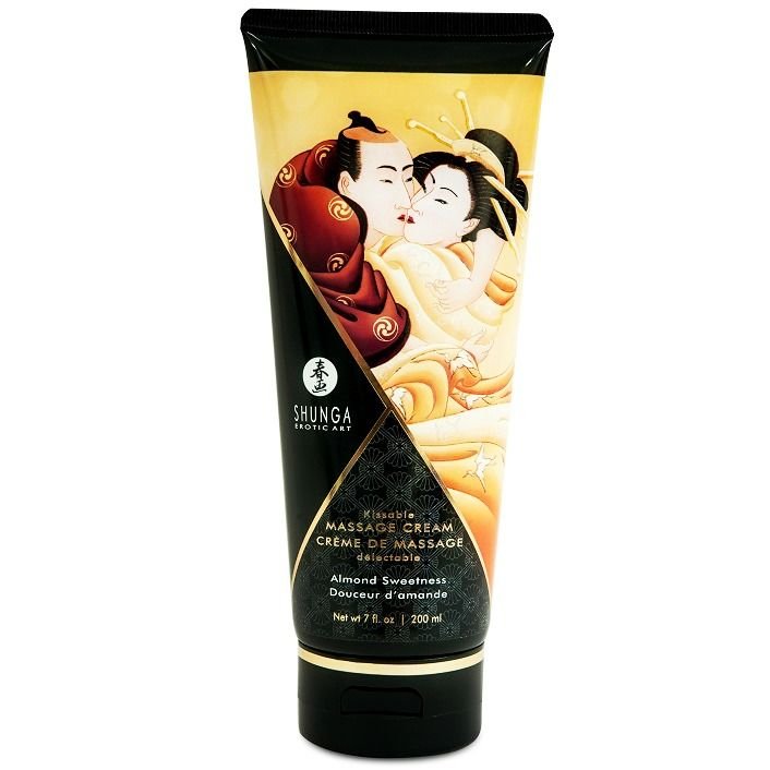 SHUNGA - CREMA DA MASSAGGIO ALLE MANDORLE DOLCI 200 ML - SHUNGA MASSAGE CREAM - Intimo per le occasioni speciali | The Game Lingerie