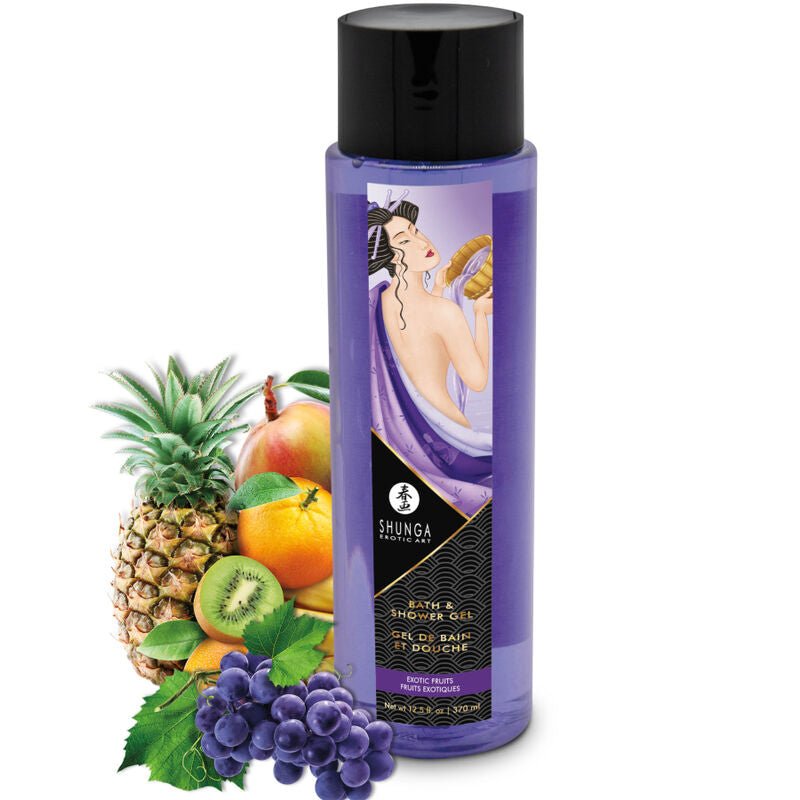 SHUNGA - GEL BAGNO DOCCIA FRUTTA ESOTICA 370 ML - SHUNGA BATH EXPERIENCE - Intimo per le occasioni speciali | The Game Lingerie