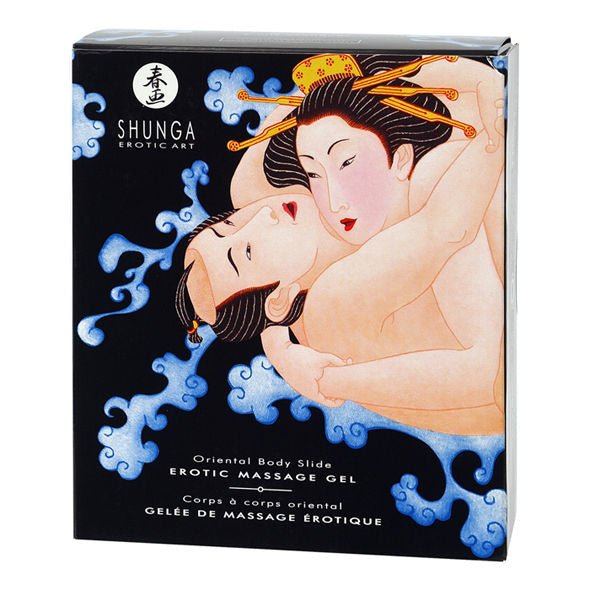 SHUNGA - GEL DA MASSAGGIO EROTICO CORPO A CORPO ORIENTALE AI FRUTTA ESOTICI - SHUNGA KITS - Intimo per le occasioni speciali | The Game Lingerie