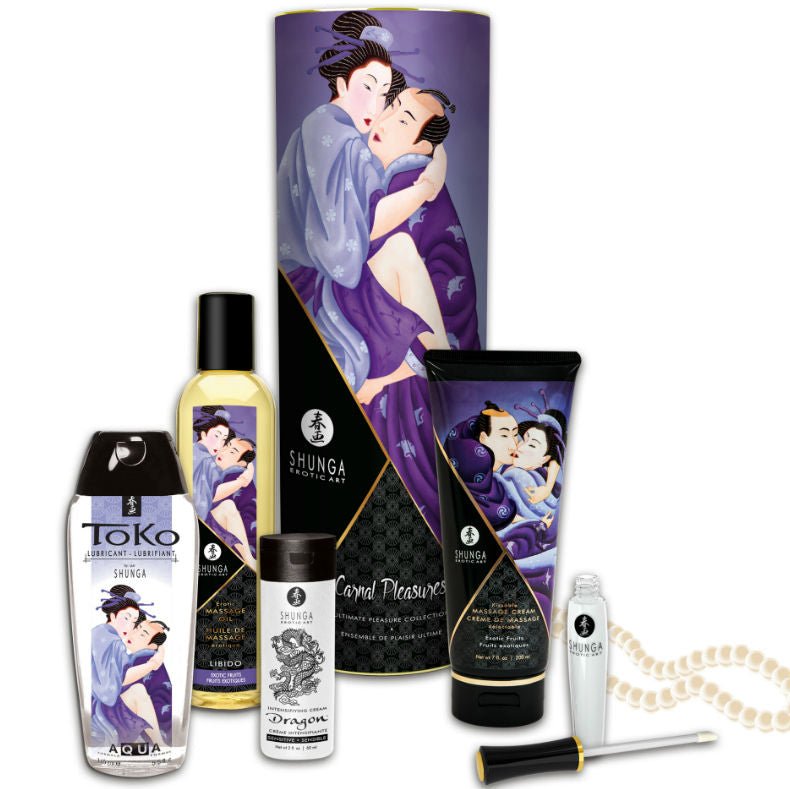 SHUNGA - KIT COLLEZIONE PIACERI CARNALI - SHUNGA KITS - Intimo per le occasioni speciali | The Game Lingerie