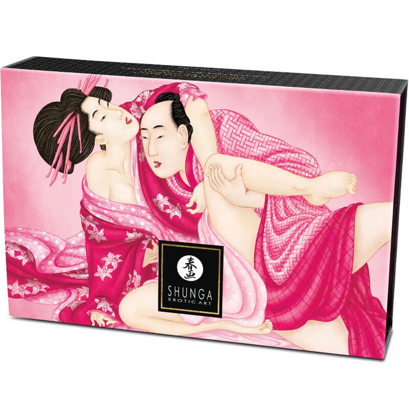 SHUNGA - KIT POLVERE DA MASSAGGIO ALIMENTARE LAMPONE - SHUNGA BODY POWER - Intimo per le occasioni speciali | The Game Lingerie