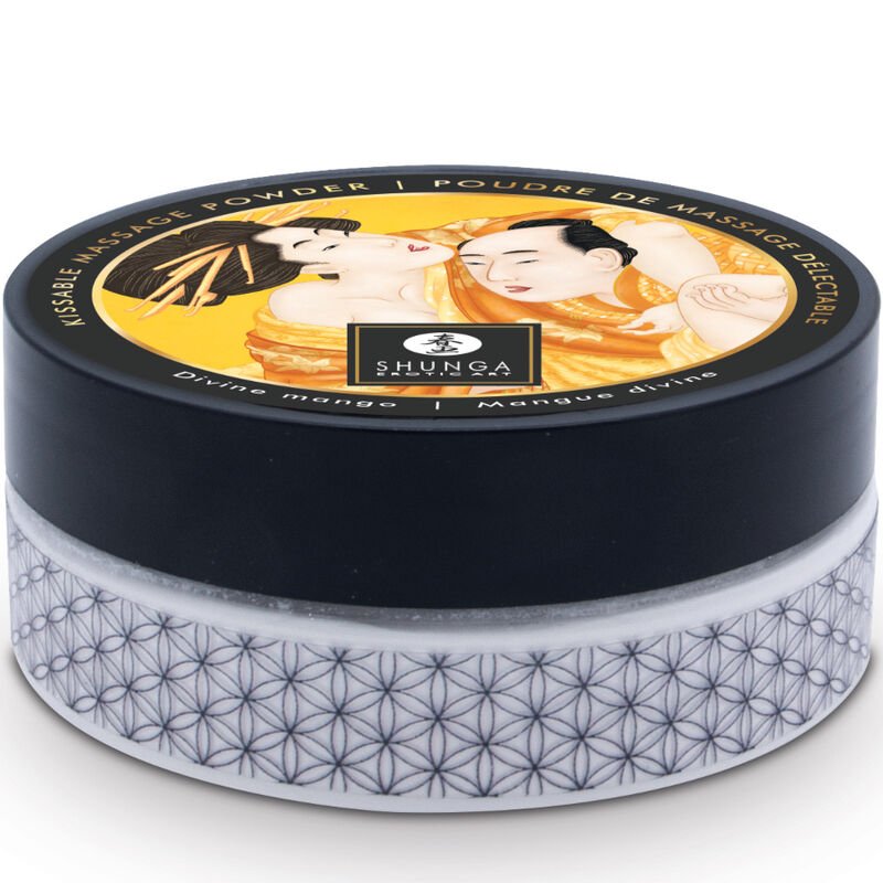SHUNGA - KIT POLVERE DA MASSAGGIO ALIMENTARE MANGO - SHUNGA BODY POWER - Intimo per le occasioni speciali | The Game Lingerie