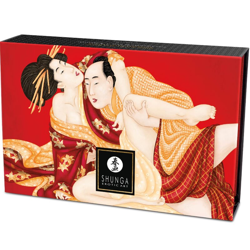 SHUNGA - KIT POLVERE DA MASSAGGIO COMMESTIBILE ALLA FRAGOLA - SHUNGA BODY POWER - Intimo per le occasioni speciali | The Game Lingerie