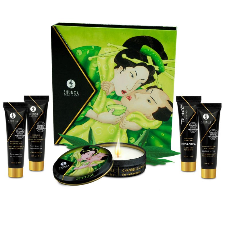 SHUNGA - KIT TÈ VERDE BIOLOGICO GEISHA SEGRETO - SHUNGA KITS - Intimo per le occasioni speciali | The Game Lingerie
