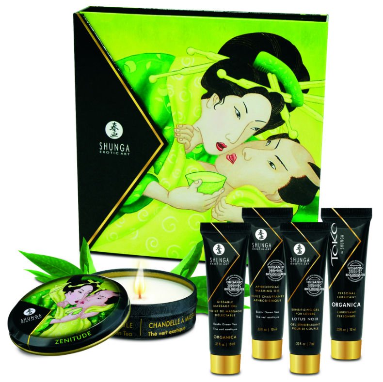 SHUNGA - KIT TÈ VERDE BIOLOGICO GEISHA SEGRETO - SHUNGA KITS - Intimo per le occasioni speciali | The Game Lingerie