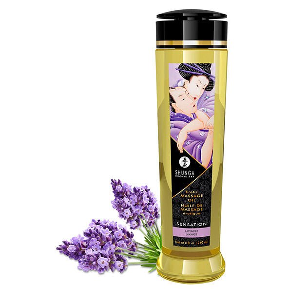 SHUNGA - OLIO DA MASSAGGIO EROTICO SENSAZIONALE 240 ML - SHUNGA OILS - Intimo per le occasioni speciali | The Game Lingerie