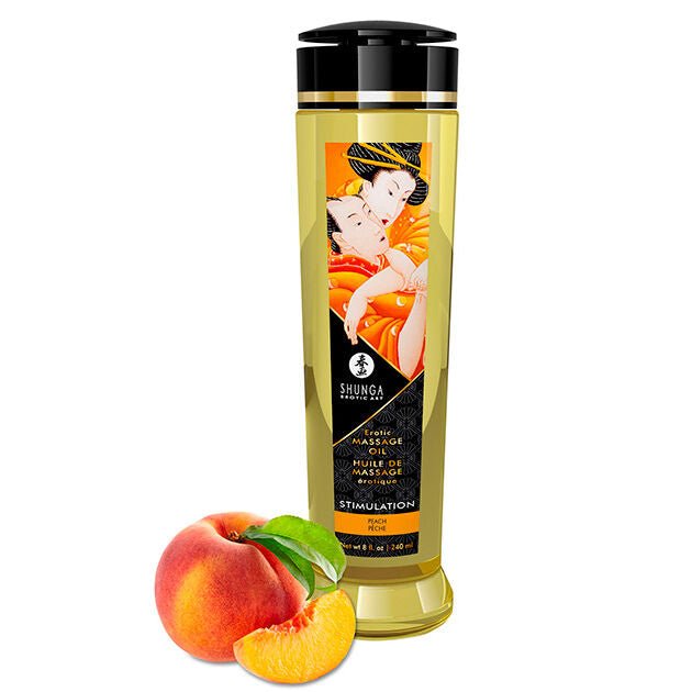 SHUNGA - OLIO DA MASSAGGIO EROTICO STIMOLANTE 240 ML - SHUNGA OILS - Intimo per le occasioni speciali | The Game Lingerie