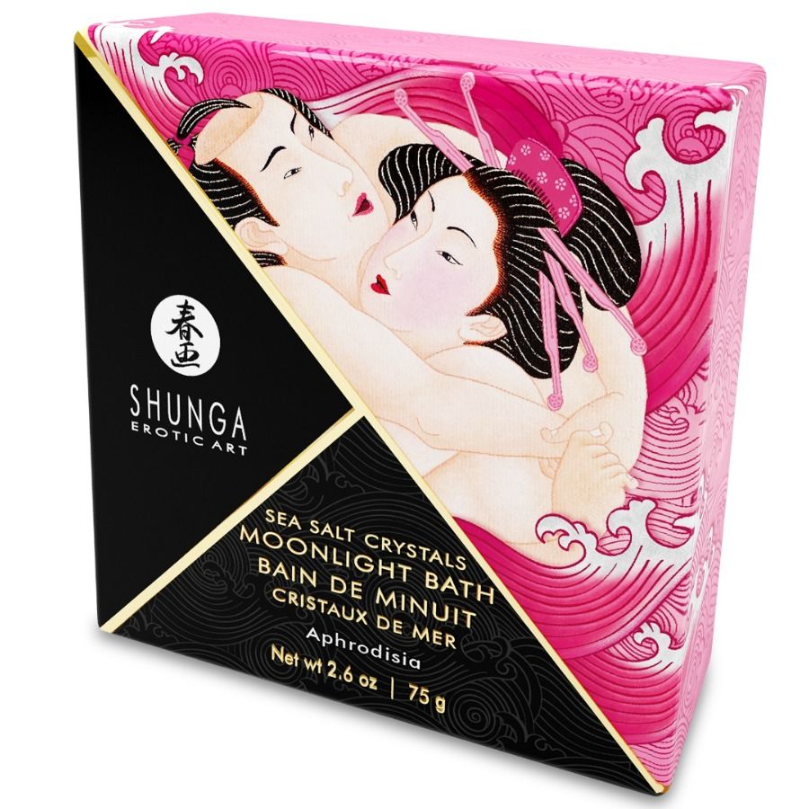 SHUNGA - SALI DA BAGNO PROFUMATI APHRODISIA 75 GR - SHUNGA BATH EXPERIENCE - Intimo per le occasioni speciali | The Game Lingerie