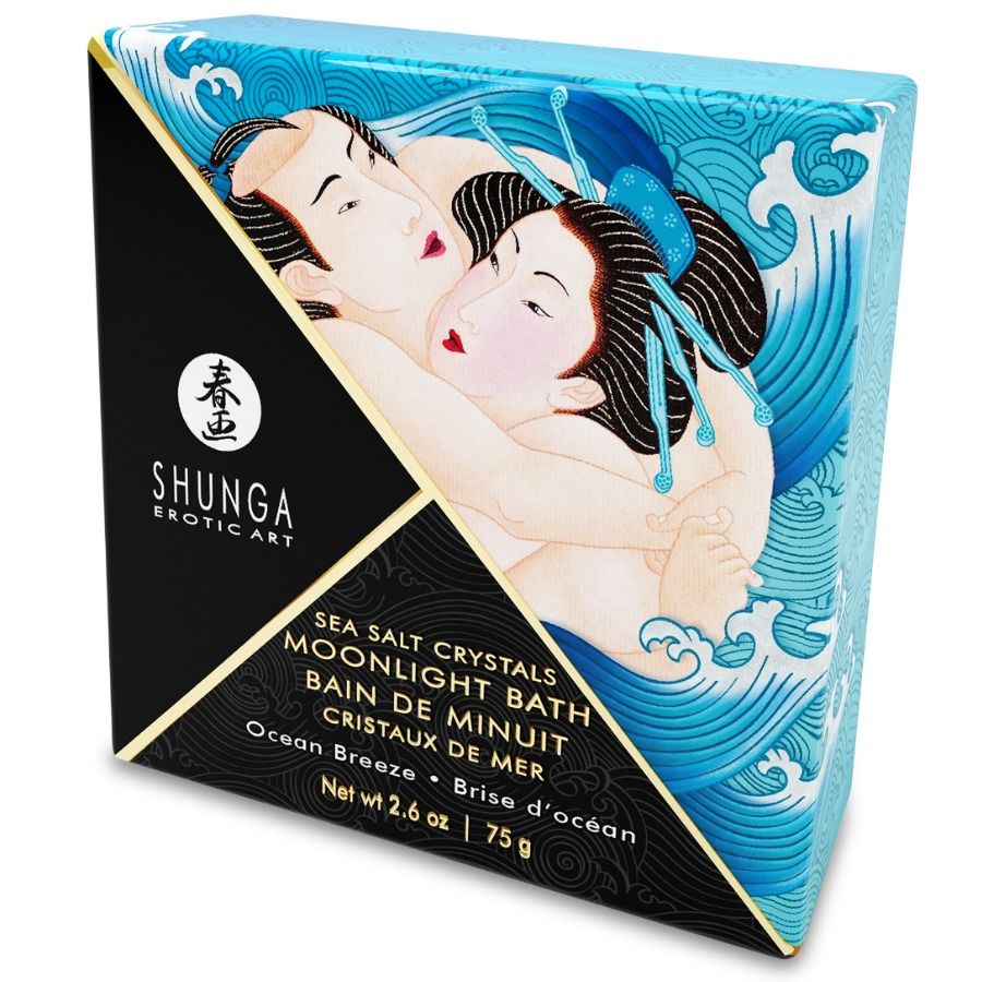 SHUNGA - SALI DA BAGNO PROFUMATI OCEANIA 75 GR - SHUNGA BATH EXPERIENCE - Intimo per le occasioni speciali | The Game Lingerie