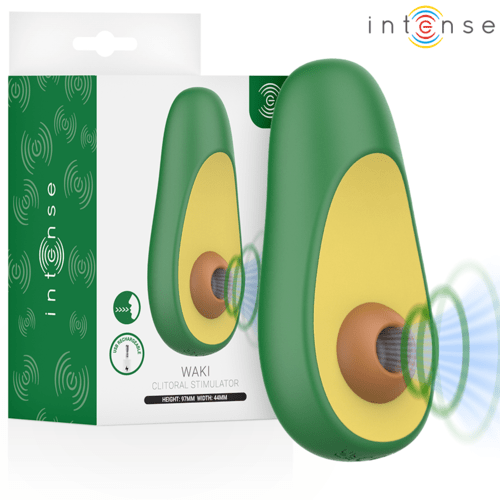 Stimolatore Clitorideo ad Aspirazione e Onde Soniche AVOCADO – WAKI - Intense - Intimo per le occasioni speciali | The Game Lingerie - Intimo per le occasioni speciali | The Game Lingerie