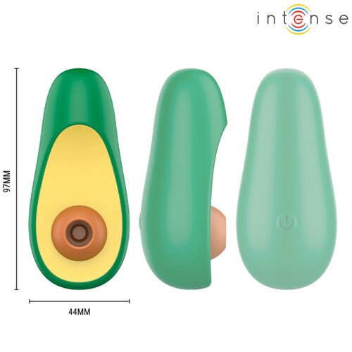 Stimolatore Clitorideo ad Aspirazione e Onde Soniche AVOCADO – WAKI - Intense - Intimo per le occasioni speciali | The Game Lingerie - Intimo per le occasioni speciali | The Game Lingerie