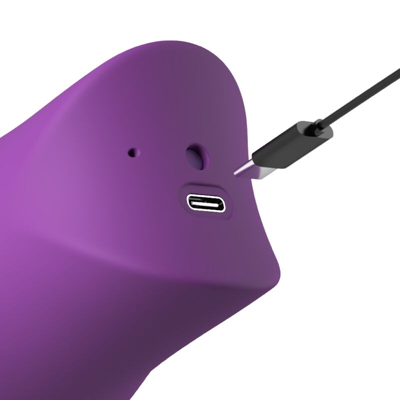 Stimolatore Clitorideo con Tecnologia di Suzione e Lingua Lush Kiss Plush Purple | Fantasy For Her - FANTASY FOR HER - Intimo per le occasioni speciali | The Game Lingerie