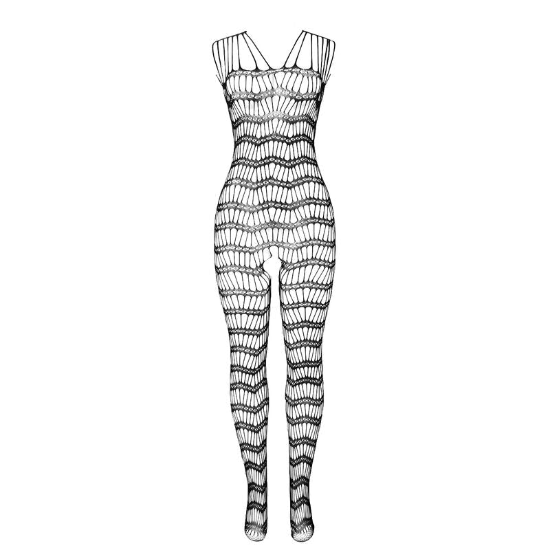 SUBBLIME - 951696 BODYSTOCKING A RETE SENZA CAVALLO CON SPALLINE SULLE SPALLE NERO TAGLIA UNICA - SUBBLIME BODYSTOCKINGS - Intimo per le occasioni speciali | The Game Lingerie