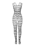 SUBBLIME - 951696 BODYSTOCKING A RETE SENZA CAVALLO CON SPALLINE SULLE SPALLE NERO TAGLIA UNICA - SUBBLIME BODYSTOCKINGS - Intimo per le occasioni speciali | The Game Lingerie