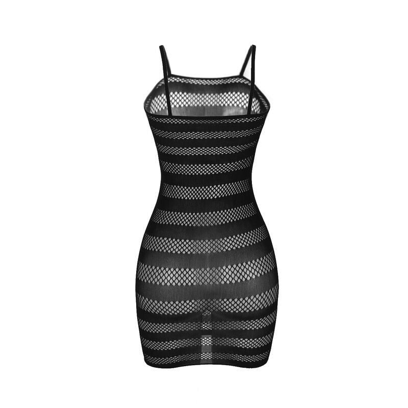 SUBBLIME - 951733 VESTITO A RETE CON STRISCE NERE TAGLIA UNICA - SUBBLIME DRESSES - Intimo per le occasioni speciali | The Game Lingerie