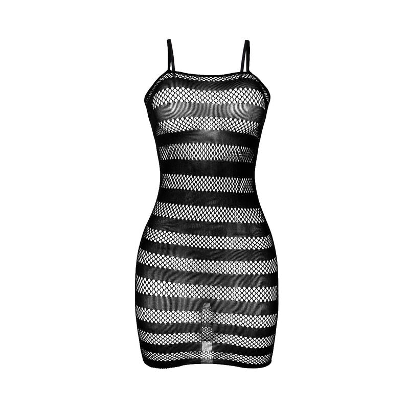 SUBBLIME - 951733 VESTITO A RETE CON STRISCE NERE TAGLIA UNICA - SUBBLIME DRESSES - Intimo per le occasioni speciali | The Game Lingerie