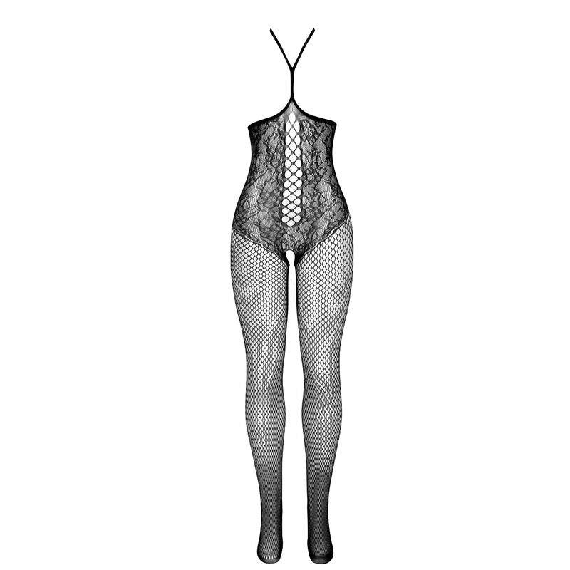 SUBBLIME - 951849 BODYSTOCKING A RETE CON COPPA APERTA E COLLO AL CENTRO NERO TAGLIA UNICA - SUBBLIME BODYSTOCKINGS - Intimo per le occasioni speciali | The Game Lingerie