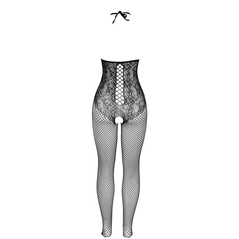 SUBBLIME - 951849 BODYSTOCKING A RETE CON COPPA APERTA E COLLO AL CENTRO NERO TAGLIA UNICA - SUBBLIME BODYSTOCKINGS - Intimo per le occasioni speciali | The Game Lingerie