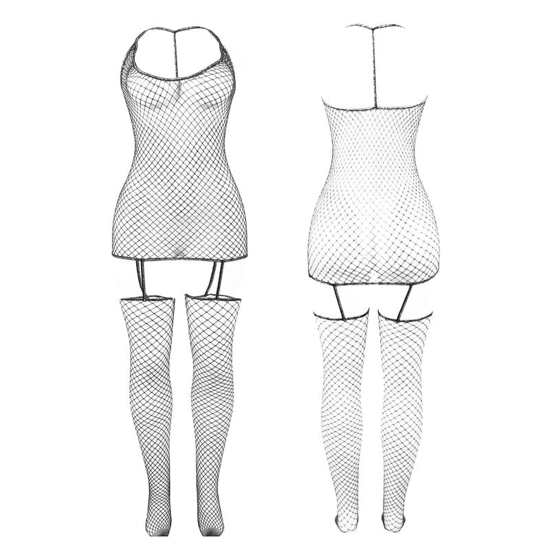 SUBBLIME - 951955 BODYSTOCKING A RETE LUCIDO TAGLIA UNICA - SUBBLIME BODYSTOCKINGS - Intimo per le occasioni speciali | The Game Lingerie