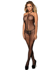 SUBBLIME - 951979 BODYSTOCKING A RETE CON TOP NERO TAGLIA UNICA - SUBBLIME BODYSTOCKINGS - Intimo per le occasioni speciali | The Game Lingerie
