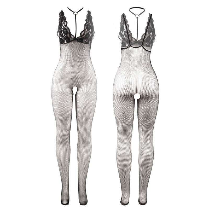 SUBBLIME - 951993 BODYSTOCKING A RETE TRASPARENTE NERA SENZA CAVALLO TAGLIA UNICA - SUBBLIME BODYSTOCKINGS - Intimo per le occasioni speciali | The Game Lingerie