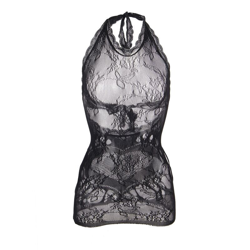 SUBBLIME - 952075 ABITO CORTO A RETE CON SCHIENA E DETTAGLIO A CUORE NERO TAGLIA UNICA - SUBBLIME DRESSES - Intimo per le occasioni speciali | The Game Lingerie
