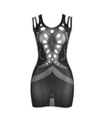 SUBBLIME - 952198 VESTITO A RETE CON DIAMANTI BRILLANTI NERO TAGLIA UNICA - SUBBLIME DRESSES - Intimo per le occasioni speciali | The Game Lingerie