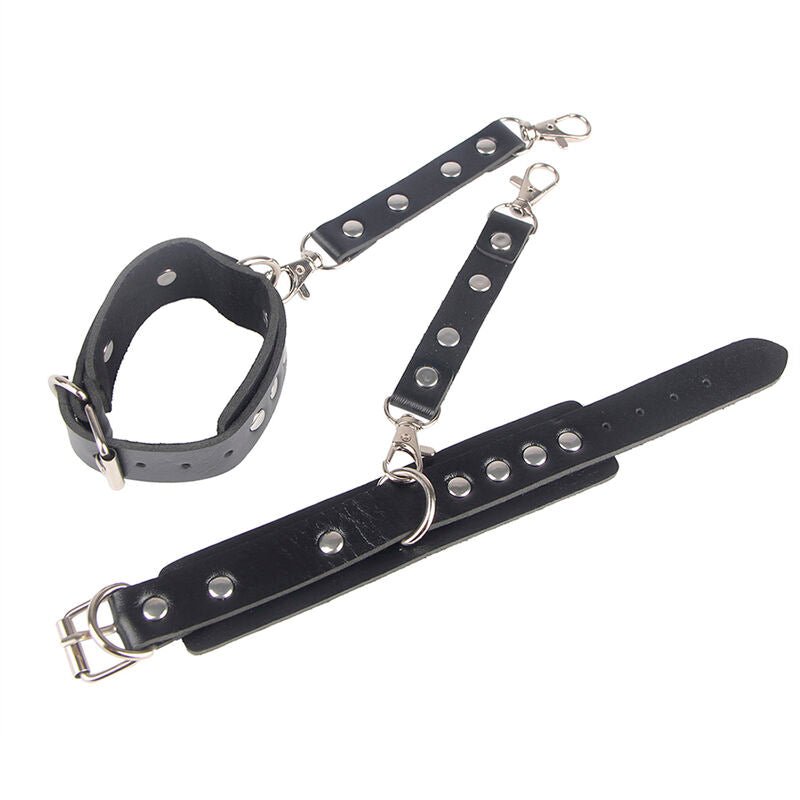 SUBBLIME - 953690 MANETTE CON CINTURA BONDAGE NERE TAGLIA UNICA - SUBBLIME FETISH - Intimo per le occasioni speciali | The Game Lingerie