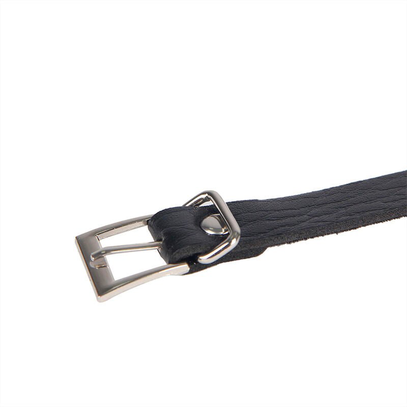 SUBBLIME - 953713 CINTURA PUNK BONDAGE FIBBIA METALLO NERA TAGLIA UNICA - SUBBLIME FETISH - Intimo per le occasioni speciali | The Game Lingerie