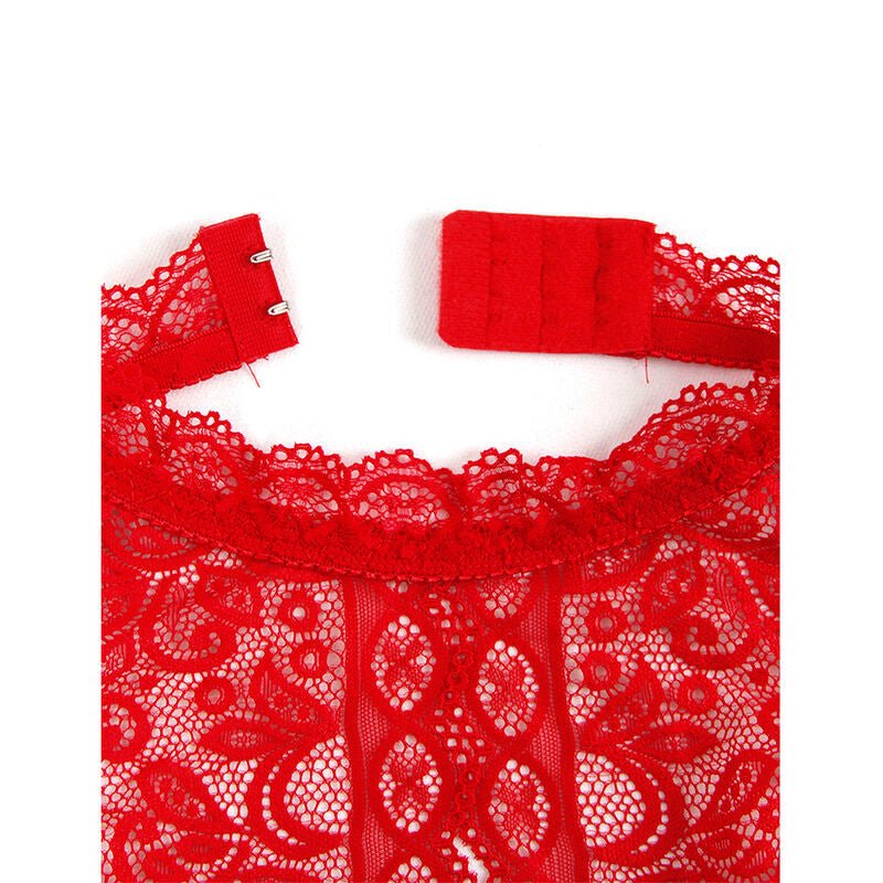 SUBBLIME - 953881 BODY COPPA APERTA ROSSO L/XL - SUBBLIME BODYSTOCKINGS - Intimo per le occasioni speciali | The Game Lingerie