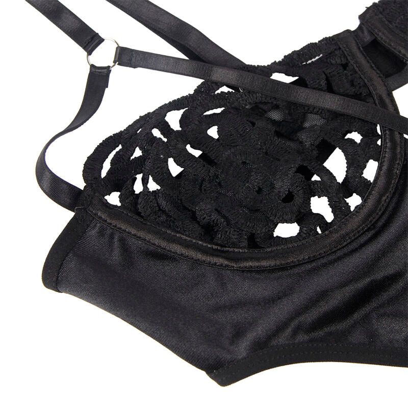 SUBBLIME - 954055 BODY SEXY IN PIZZO NERO S/M - SUBBLIME BODYSTOCKINGS - Intimo per le occasioni speciali | The Game Lingerie