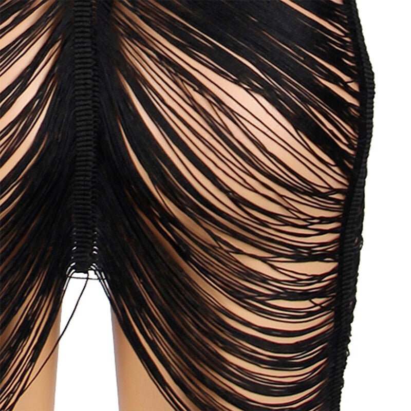 SUBBLIME - 954239 ABITO CON SPALLINE + PERIZOMA NERO L/XL - SUBBLIME SETS - Intimo per le occasioni speciali | The Game Lingerie