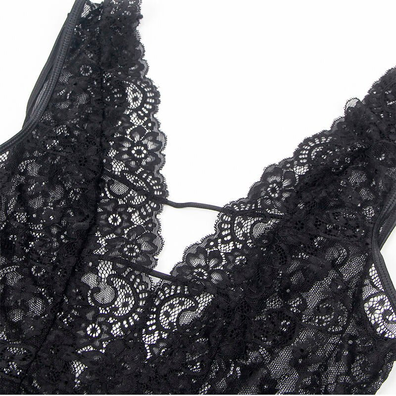 SUBBLIME - 954383 BODY SEXY CON CINTURA REGGICALZE NERO S/M - SUBBLIME BODYSTOCKINGS - Intimo per le occasioni speciali | The Game Lingerie