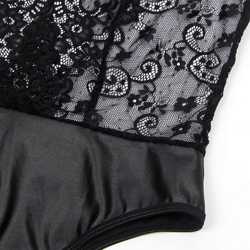 SUBBLIME - 954383 BODY SEXY CON CINTURA REGGICALZE NERO S/M - SUBBLIME BODYSTOCKINGS - Intimo per le occasioni speciali | The Game Lingerie