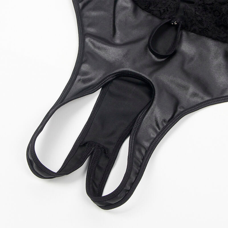 SUBBLIME - 954383 BODY SEXY CON CINTURA REGGICALZE NERO S/M - SUBBLIME BODYSTOCKINGS - Intimo per le occasioni speciali | The Game Lingerie