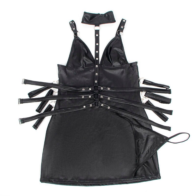 SUBBLIME - 954413 BODY BONDAGE IN PELLE NERO L/XL - SUBBLIME DRESSES - Intimo per le occasioni speciali | The Game Lingerie