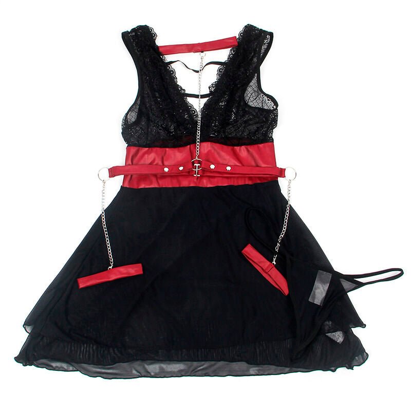 SUBBLIME - 954420 ABITO BONDAGE IN PIZZO NERO S/M - SUBBLIME DRESSES - Intimo per le occasioni speciali | The Game Lingerie