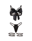 SUBBLIME - 955199 COMPLETO REGGISENO CON FIOCCO NERO REGOLABILE S/M - SUBBLIME SETS - Intimo per le occasioni speciali | The Game Lingerie