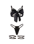 SUBBLIME - 955205 COMPLETO REGGISENO CON FIOCCO NERO REGOLABILE L/XL - SUBBLIME SETS - Intimo per le occasioni speciali | The Game Lingerie