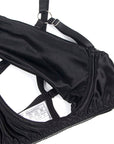 SUBBLIME - 955205 COMPLETO REGGISENO CON FIOCCO NERO REGOLABILE L/XL - SUBBLIME SETS - Intimo per le occasioni speciali | The Game Lingerie