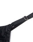 SUBBLIME - 955205 COMPLETO REGGISENO CON FIOCCO NERO REGOLABILE L/XL - SUBBLIME SETS - Intimo per le occasioni speciali | The Game Lingerie