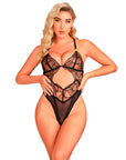 SUBBLIME - 955229 BODY TRASPARENTE CON PIZZO CAVATO NERO L/XL - SUBBLIME BODIES - Intimo per le occasioni speciali | The Game Lingerie