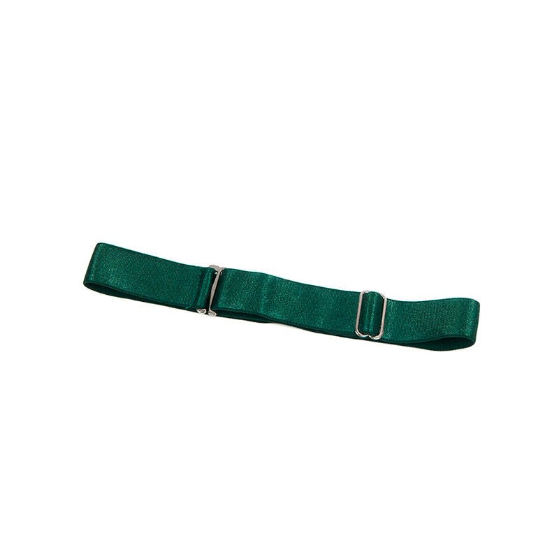 SUBBLIME - 955434 ABITO CON SPALLINE IN PELLE VERDE S/M - SUBBLIME DRESSES - Intimo per le occasioni speciali | The Game Lingerie