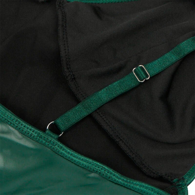 SUBBLIME - 955441 ABITO CON SPALLINE IN PELLE VERDE L/XL - SUBBLIME DRESSES - Intimo per le occasioni speciali | The Game Lingerie