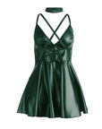 SUBBLIME - 955441 ABITO CON SPALLINE IN PELLE VERDE L/XL - SUBBLIME DRESSES - Intimo per le occasioni speciali | The Game Lingerie