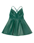 SUBBLIME - 955441 ABITO CON SPALLINE IN PELLE VERDE L/XL - SUBBLIME DRESSES - Intimo per le occasioni speciali | The Game Lingerie