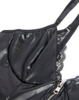 SUBBLIME - 955465 CORPO IN PELLE NERA CON CERNIERA L/XL - SUBBLIME BODIES - Intimo per le occasioni speciali | The Game Lingerie